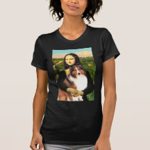 Chien de berger de Shetland 7b - Mona Lisa T-shirts