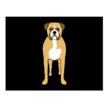 Chien de boxeur cartes postales