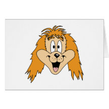 Chien de gingembre. Bande dessinée Cartes De Vœux