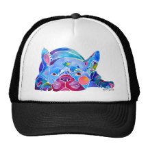 Chien de Taureau de Français dans les bleus Casquette