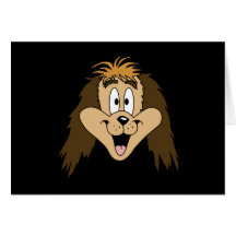 Chien hirsute mignon de Brown Cartes