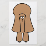 Chien mignon. Caniche brun chocolat de miniature/j Prospectus