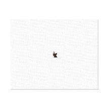 chien minuscule impression sur toile