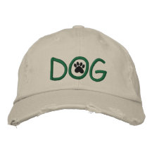 CHIEN par SRF Casquettes Brodées