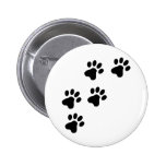 chienchien mignon noir de pattes de chien pin's avec agrafe