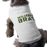 Chienchien militaire de gosse manteaux pour toutous