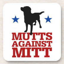Chiens contre le gant sous-bock