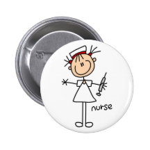 Chiffre bouton de bâton d'infirmière badge