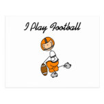 Chiffre le football de bâton - T-shirts et cadeaux Cartes Postales