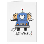 Chiffre Merci de bâton de mariage Carte De Vœux