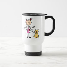 Chiffre vétérinaire de bâton tasse