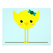 chik de poussin peu mignon invitations