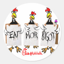 Chik-fil-a-gat Ronde Stickers