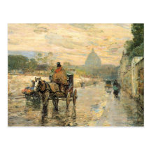 Childe Hassam - matin de La Val de Grace Spring Cartes Postales