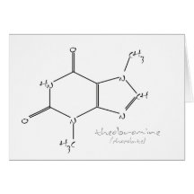 Chimie de chocolat carte de vœux