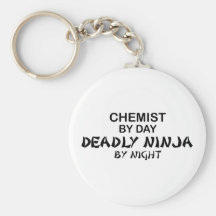 Chimiste Ninja mortel par nuit Porte-clés