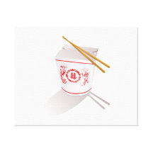 Chinees Voedsel Canvas Afdruk