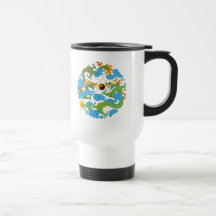 Chinese Draak Yin Yang Koffie Bekers