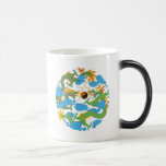 Chinese Draak Yin Yang Koffie Bekers