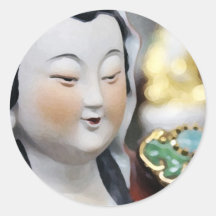 Chinese Godin Ronde Stickers