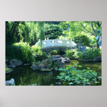 Chinese Tuin Afdruk