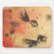Chinois Golfish Mousepad Tapis De Souris