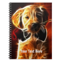 Chiot dans le carnet d'amour