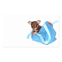 Chiot de chiwawa cartes de visite