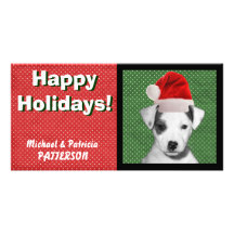 Chiot de Jack Russell Terrier Carte Avec Photo