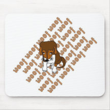 Chiot Woof Tapis De Souris