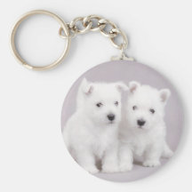 Chiots de Westie Porte-clefs