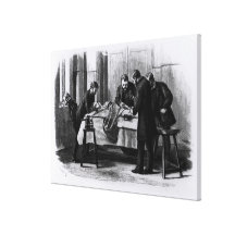 Chirurgie antiseptique, 1882 impression sur toile