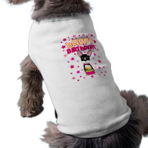 Chiwawa de joyeux anniversaire tee-shirt pour animal domestique
