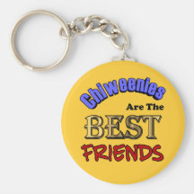 Chiweenies sont les meilleurs amis Keychain Porte-clefs