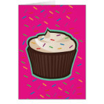 Chocolade Cupcake Wenskaarten