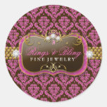chocolat Bling de la framboise 311-Golden Autocollants
