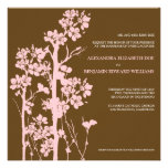 Chocolat floral japonais/faire-part de mariage ros