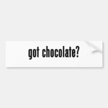 chocolat obtenu ? autocollant pour voiture