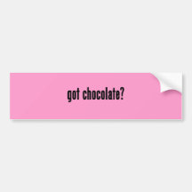 chocolat obtenu ? autocollant pour voiture