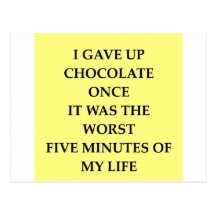CHOCOLATE.jpg Carte Postale