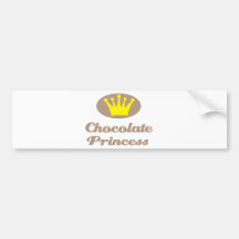 Chocolate Princess Adhésif Pour Voiture