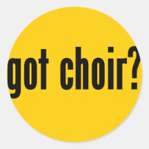 choeur obtenu ? autocollants ronds