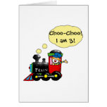 Choo-Choo! Ik ben 3! Wenskaarten