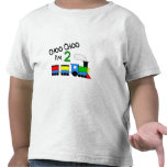 Choo Choo j'ai 2 ans !  Avec le TRAIN T-shirts