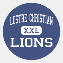 Chrétien de lustre - lions - haut - Frazer Montana Autocollants
