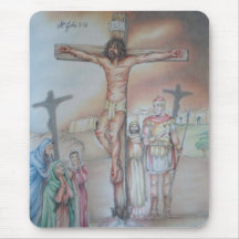 chrétien religieux de bureau tapis de souris