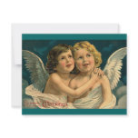 Christmas Angels - Vintage Art Invitation