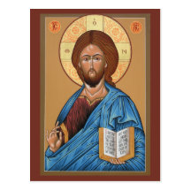 Christus de Lichte Kaart van het Gebed van de Geve Wens Kaarten