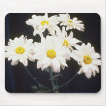 Chrysanthème jaune "marbre blanc" (fleuriste Chrys Tapis De Souris