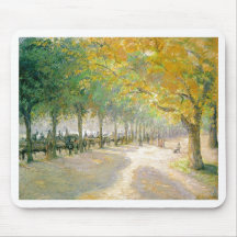Chute 1890 d'automne d'arbre de Hyde Park Camille  Tapis De Souris